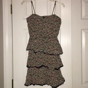 Multi-flowered mini dress